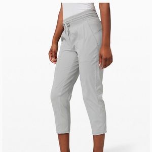 Lululemon Dance Studio Crop, Gray/Blue, 4/XS